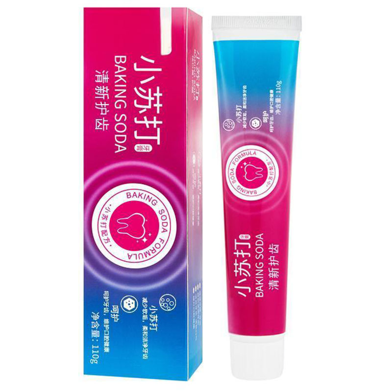 Отбеливающая зубная паста с содой для удаления пятен