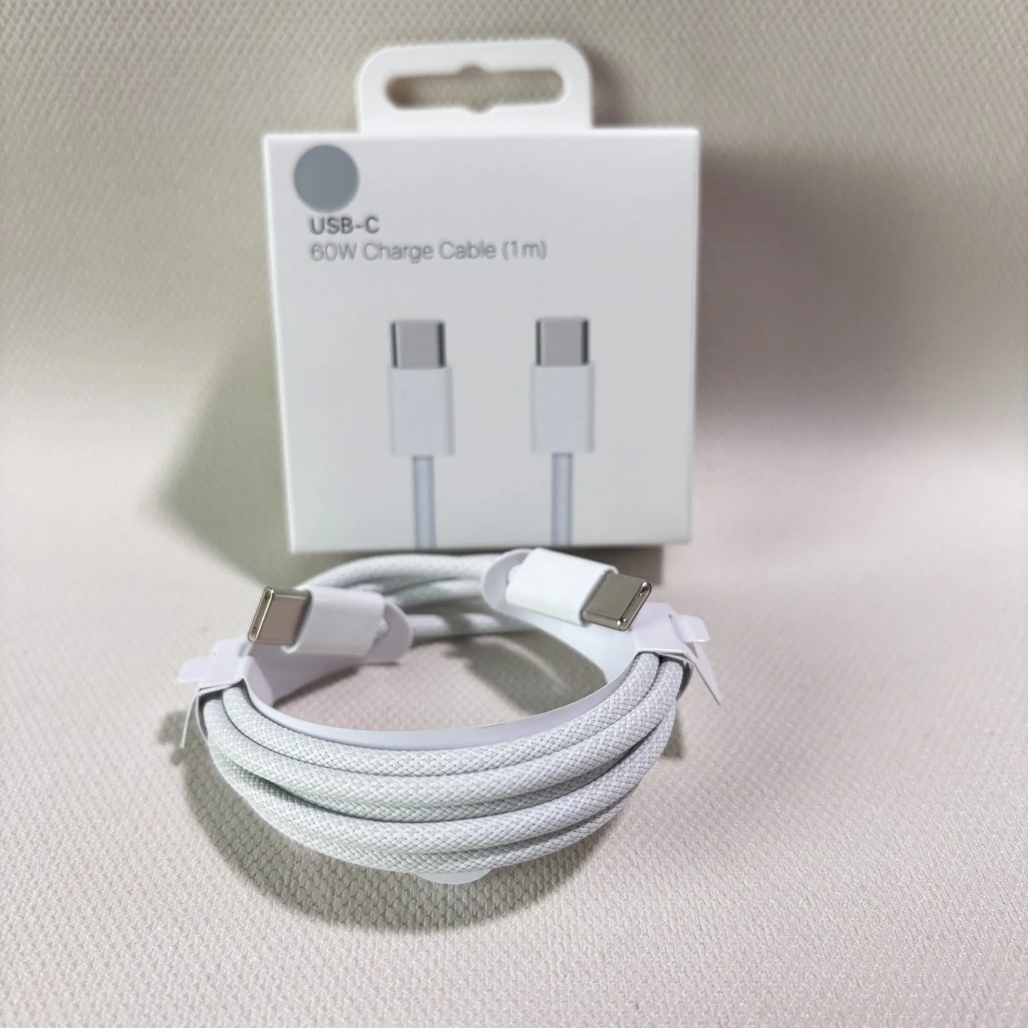 Оригинальный кабель USB-C — Lightning 60W, 1 метр