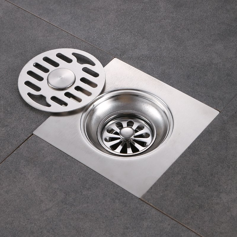 Large Displacement Round Floor Drain: Insect and Odor Resistant Design