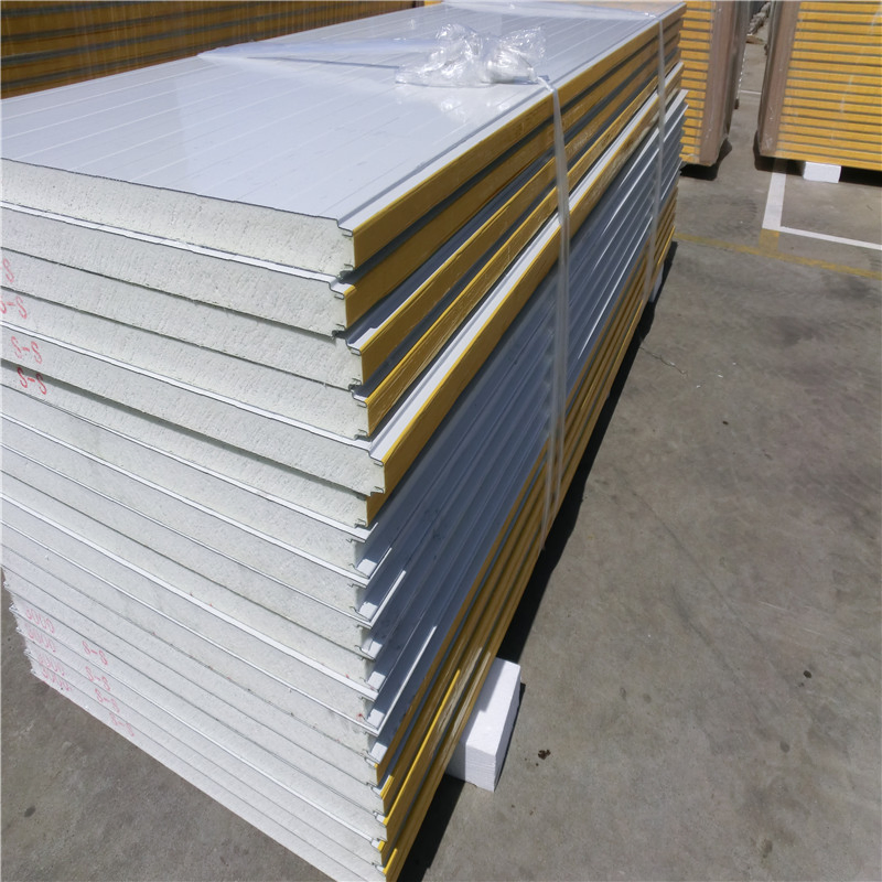30-150mm Customerized PU Insulated Fireproof Waterproof Roof/Wall Sandwich Panel for Factory Warehouse/Workshop