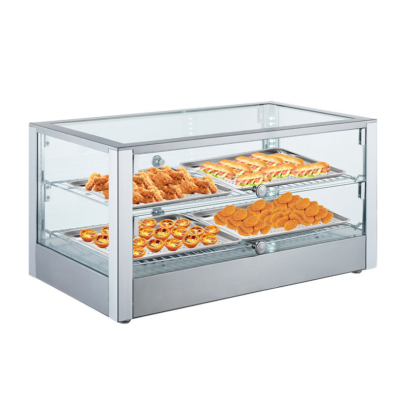 Durable Commercial Food Insulation Heating Display Cabinet Equipment