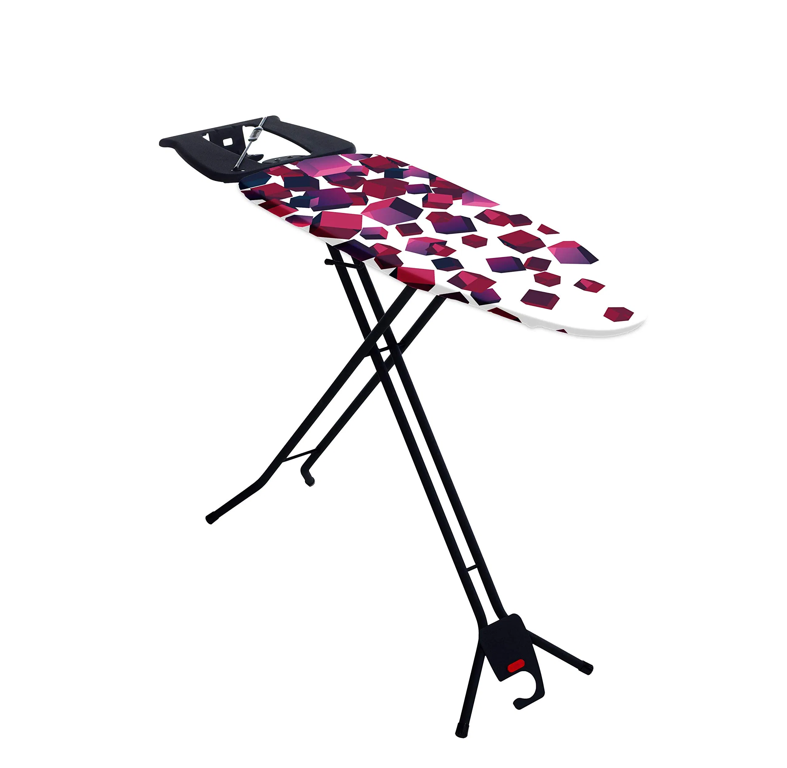 Colorful Foldable Space Saving Ironing Board Easy Storage Adjustable Height with Extra Cover