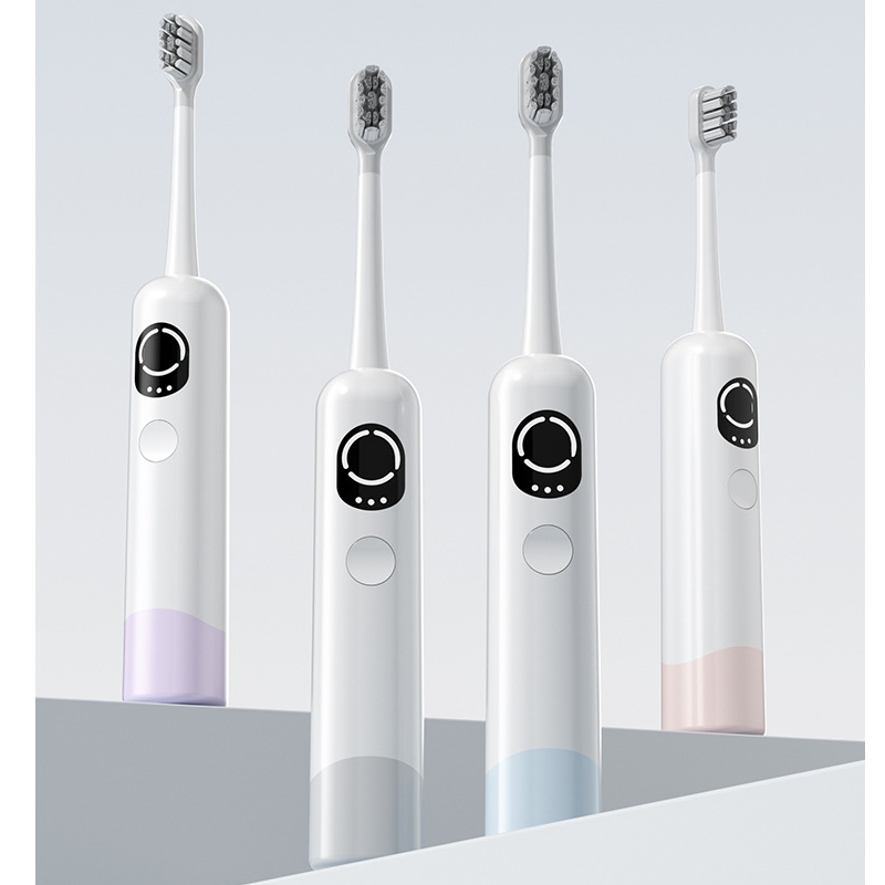 New Waterproof Sonic Pulse Electric Toothbrush with Soft Bristles and Multiple Modes