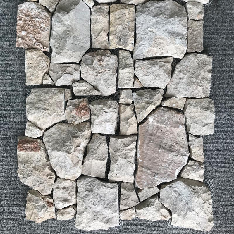 Natural Limestone Flexible Stone Veneer for Exterior Wall