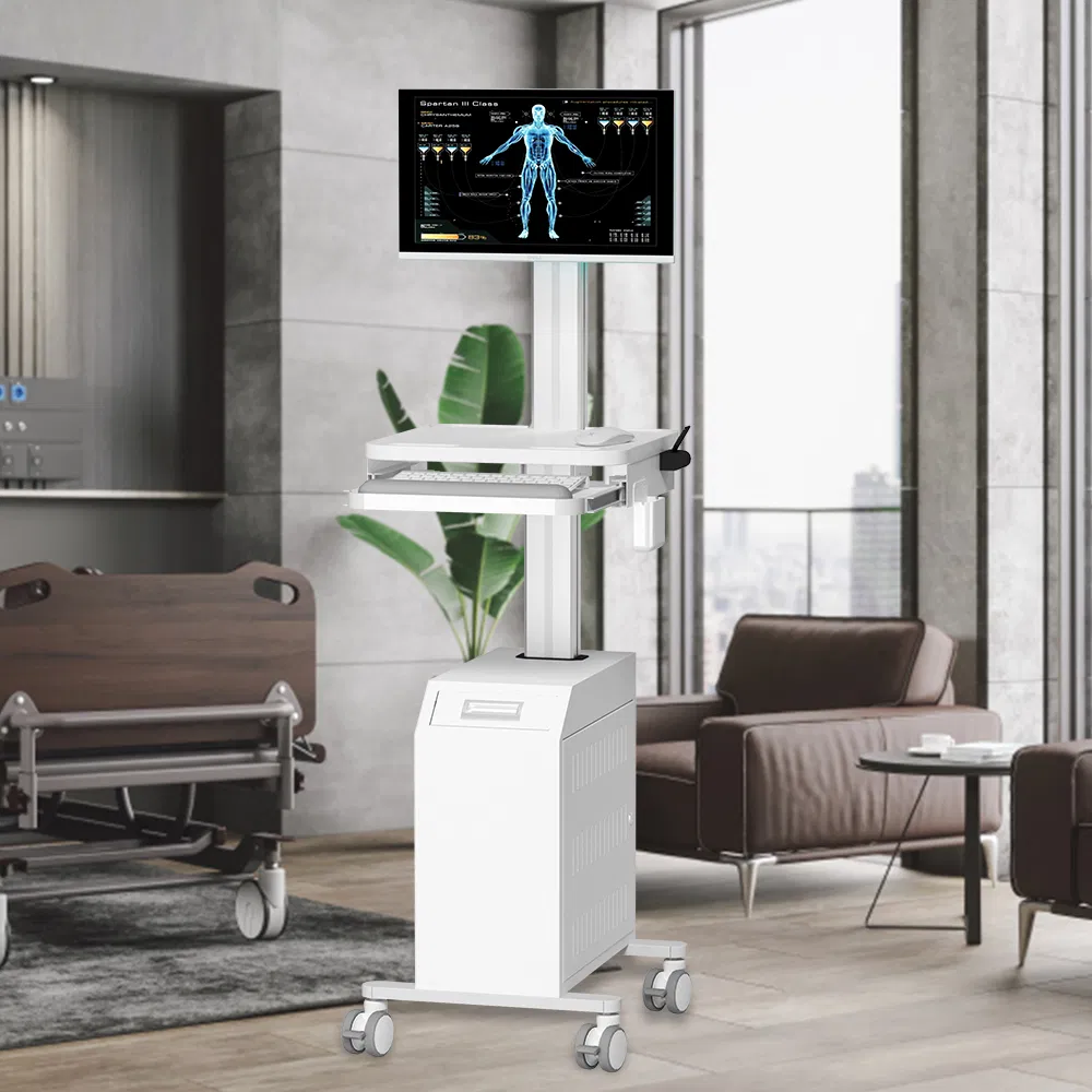 Pneumatic Medical RV Mobile Workstation with Adjustable Height Feature