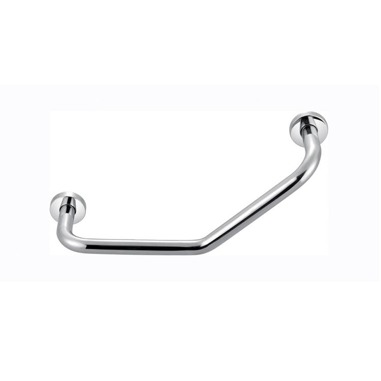 China Stainless Steel Metal Bathroom Shower Swimming Pool Curved Toilet Handrail Handicap Safety Grab Bar for Elderly