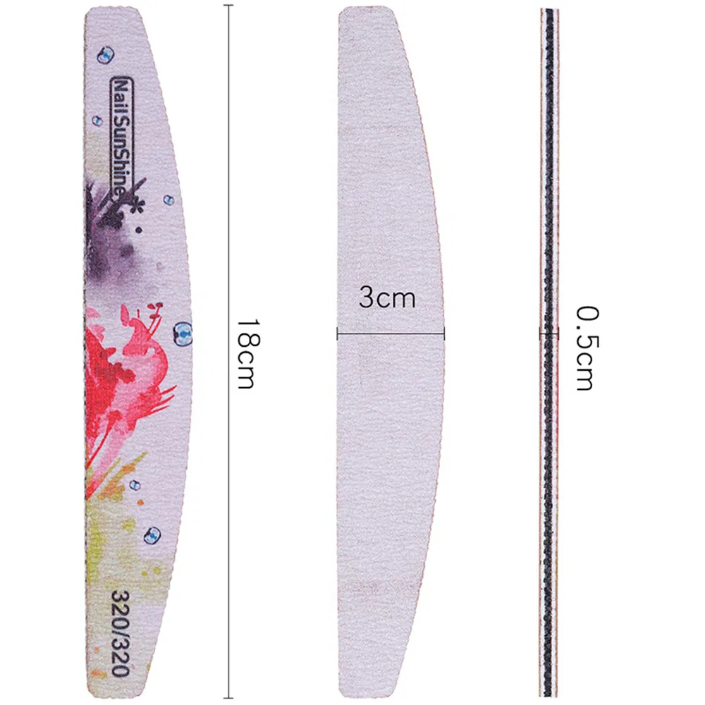Printing and Polishing Sponge Nail File Buffer Diamond Shape Nail File Nail Buffer Block