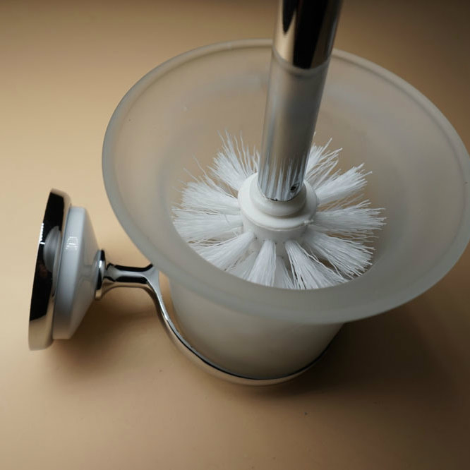 Настенный держатель для туалетного ёршика из цинкового сплава