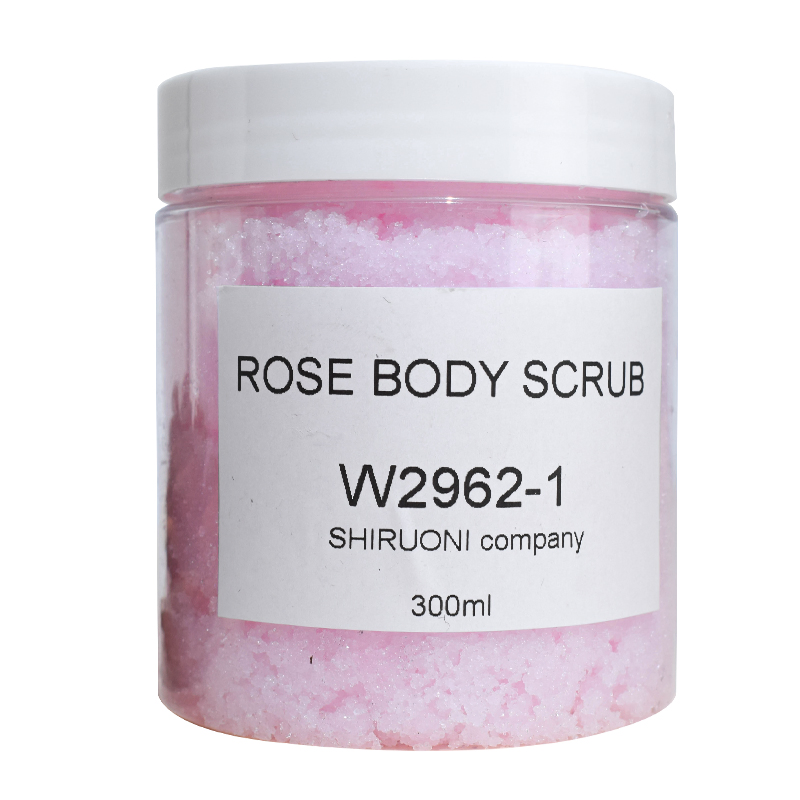 OEM Factory Directly 100% Natural Sugar Coconut Rose Exfoliating Organic Fruit Salt Body Scrubs