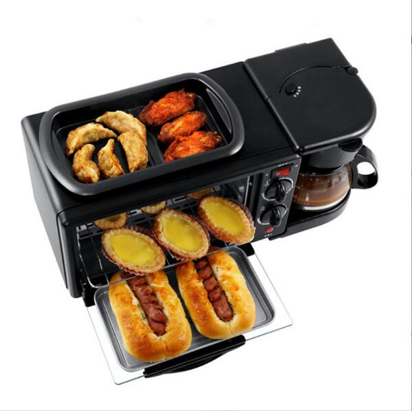 three in One Multi-Purpose Breakfast Machine Toaster Electric Oven