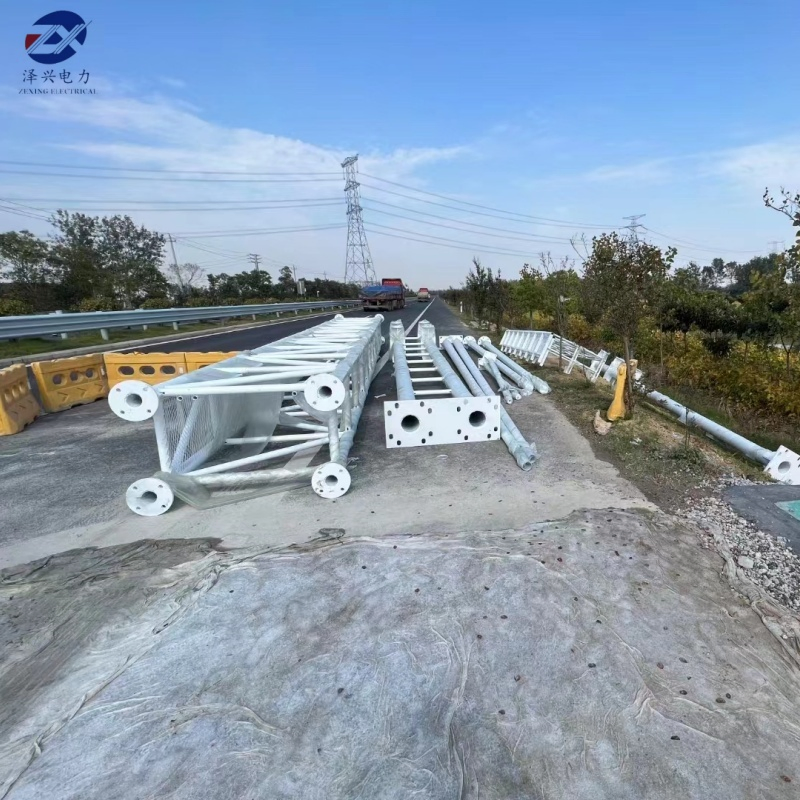 Galvanized Traffic Gantry, Perfect for Surveillance System Installation