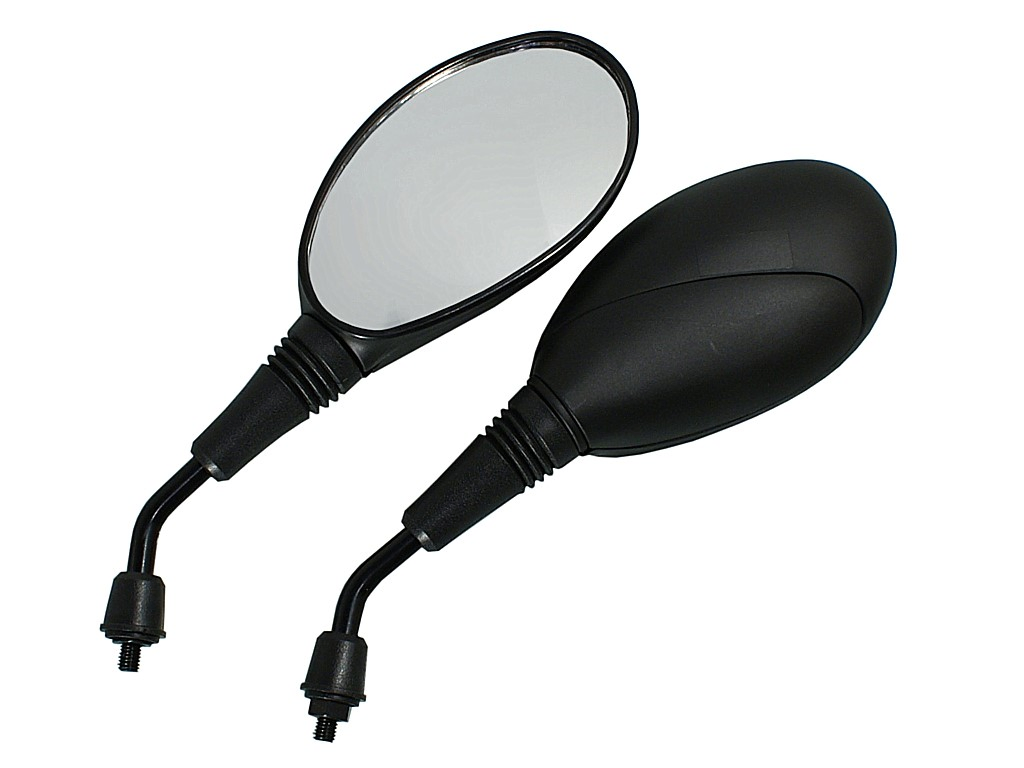 Зеркало мотоциклетное пластиковое M8 черное