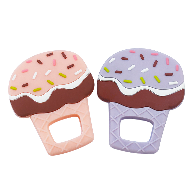 Fruit Shape Chewing Toys Infant Silicone Teething Brush for Bebe