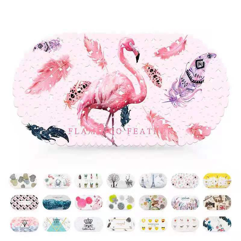 Snow Mountain Anti-Slip Suction Bathroom Mat Customized Pattern Waterproof PVC Bath Mat