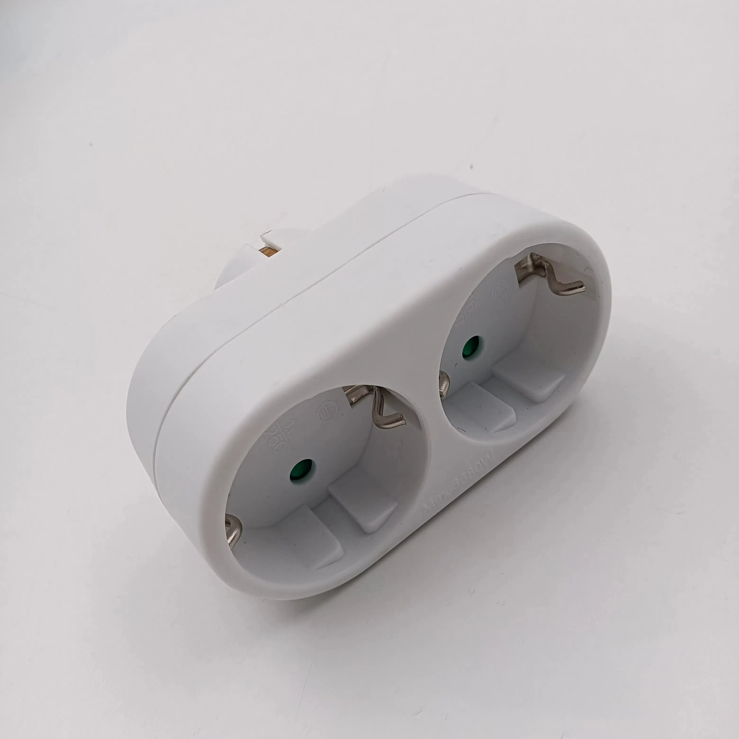 EU Standard 2 in 1 Energy Monitoring Smart Dual Socket