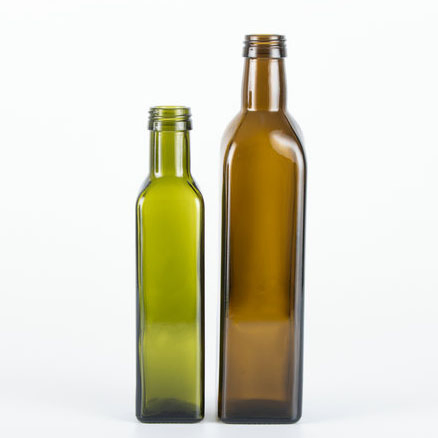 Wholesale Food Grade Glass Olive Oil Bottle with Metal Plastic Cap