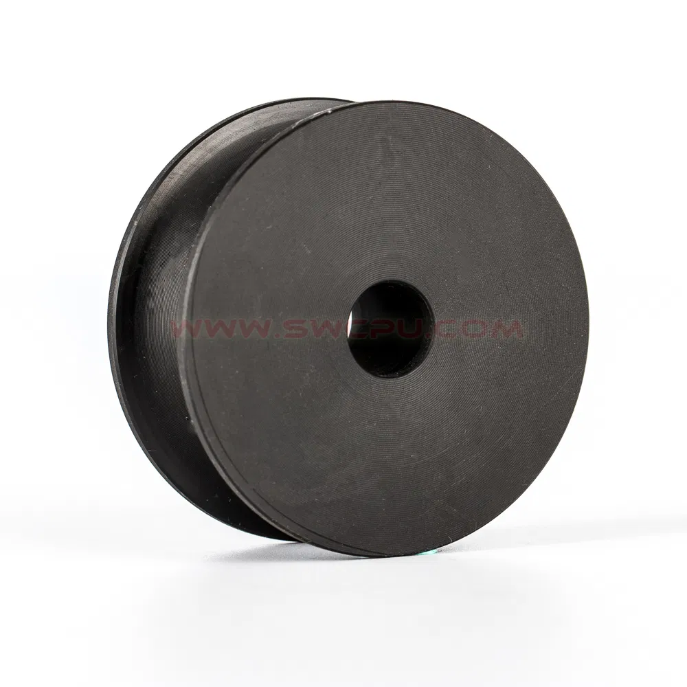 Custom Color Plastic Nylon Wheels by CNC Milling