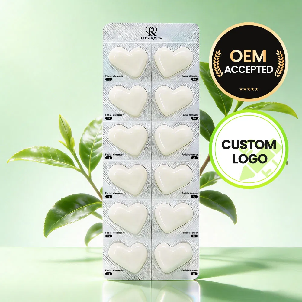 Gentle Facial Cleanser Capsules for Sensitive Skin Care