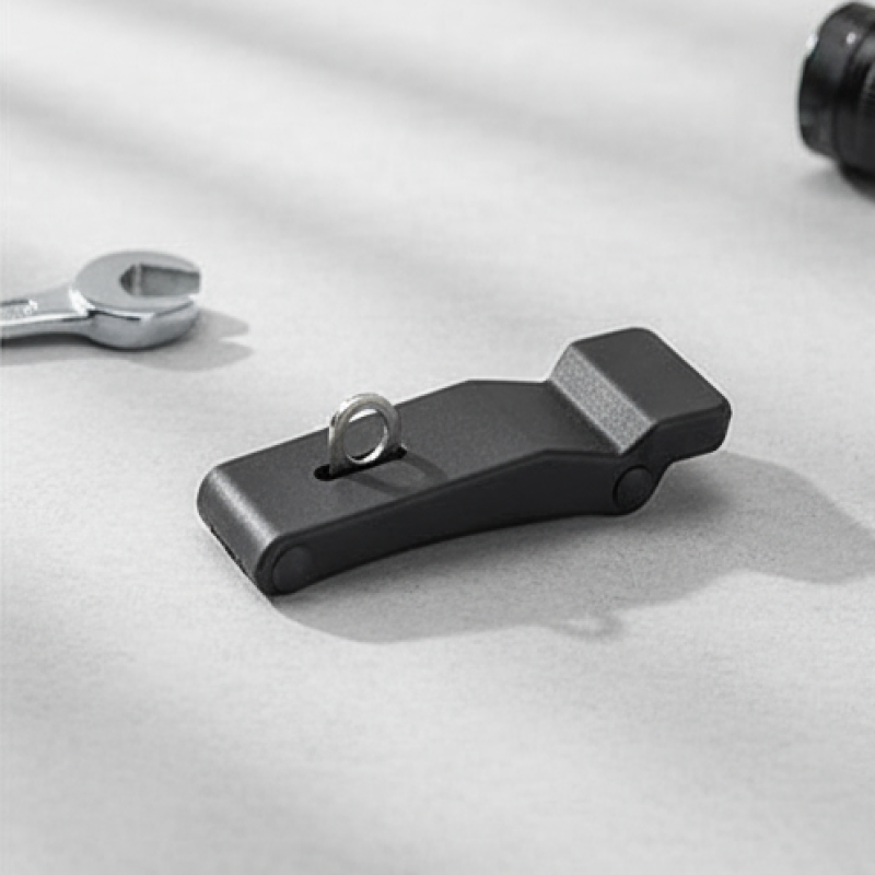 Factory Sale Marine Hardware Door Black Flexible Draw Latch Rubber Toggle Latch with Kyehole for Incubators