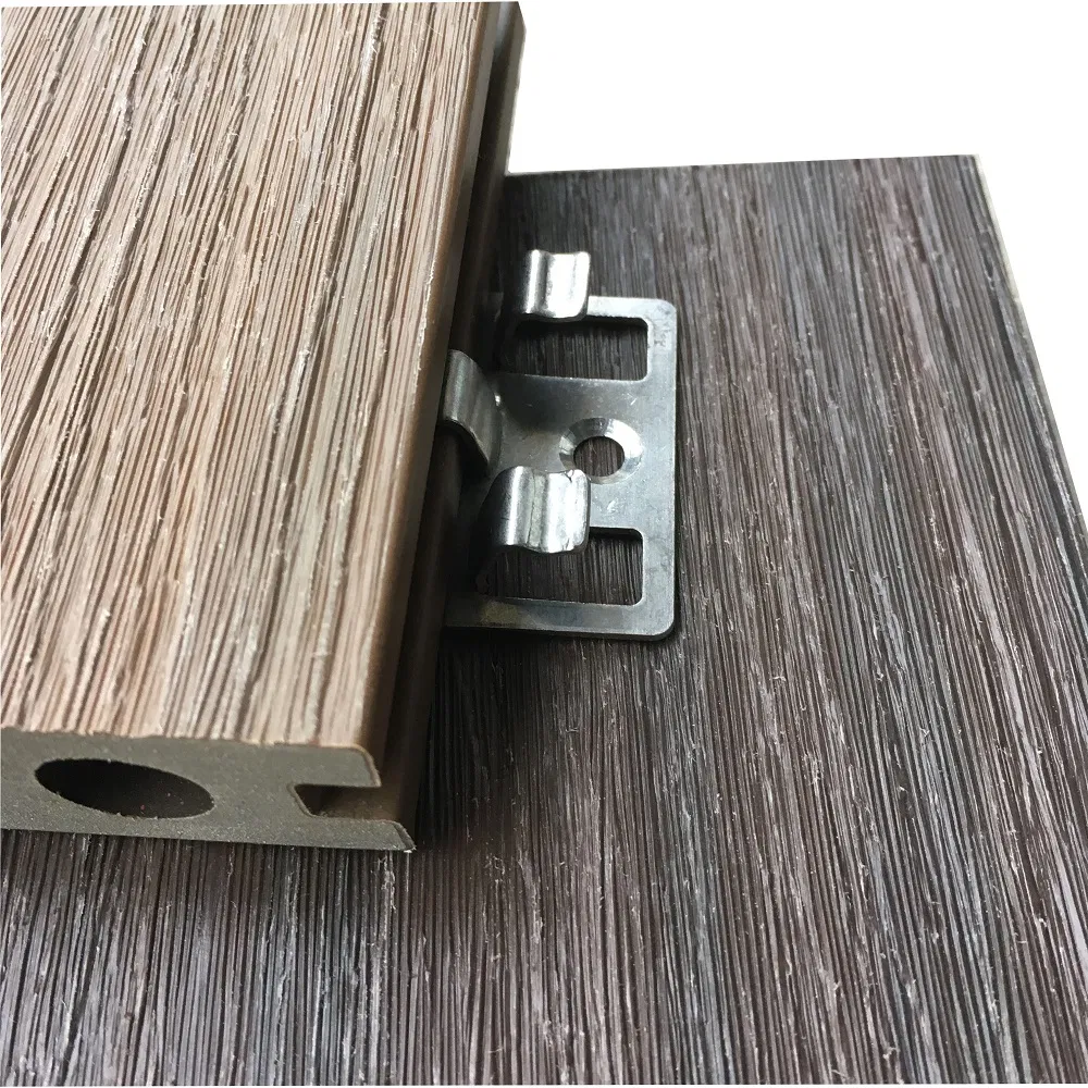 Long Lasting Rust Resistant Connecting Spacing Fastener System WPC Accessories Stainless Steel Decking Clips