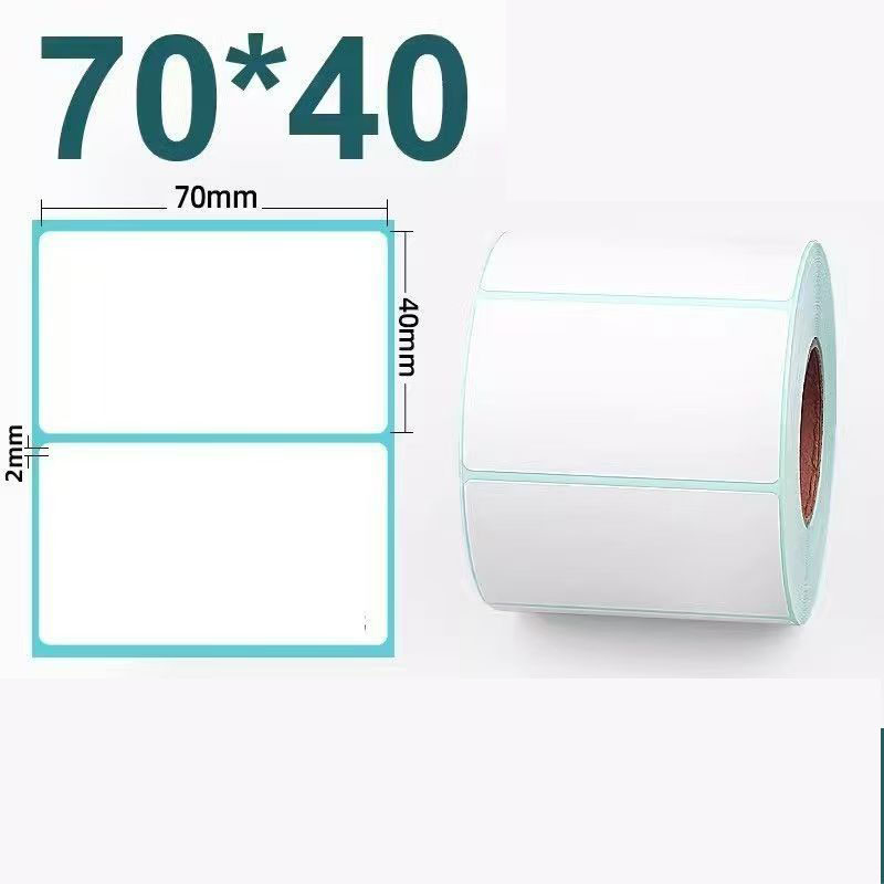 High Quality White Three-Proof Thermal Self-Adhesive Label Sticker Paper for Supermarket Labels