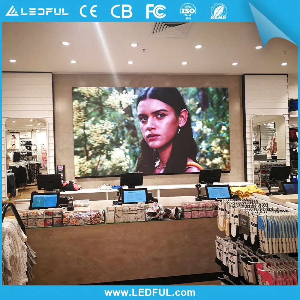 HD Indoor Advertising LED Display P3 P3.91 P4 P5 LED Video Wall Panel