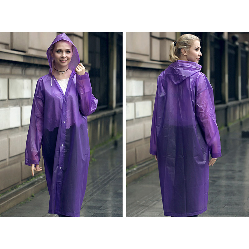 Stylish and Eco-Friendly Reusable Raincoats for All Seasons, EVA Raincoats