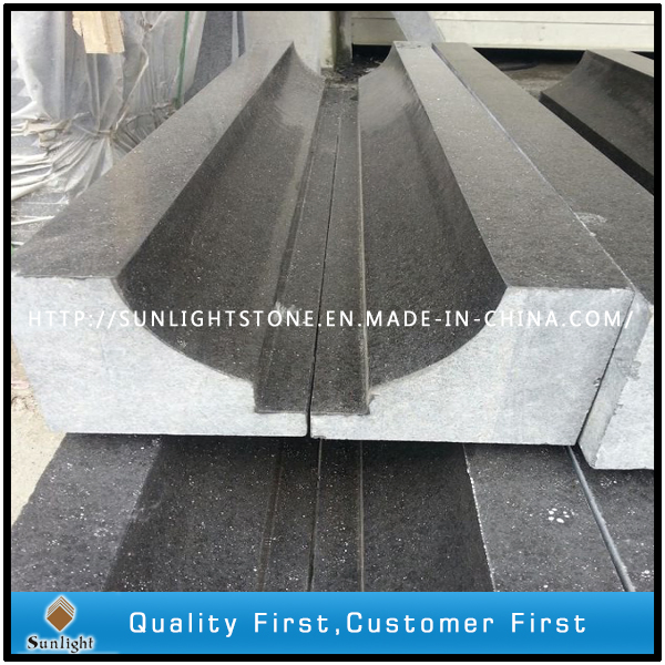 Discount Prefab G684 Black Stone Granite for Border/Tiles/Slabs