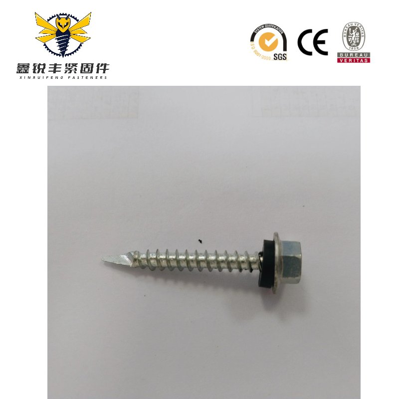 Hex Head EPDM Grey/Black Washer Self Tapping Screw Self Drilling Screws for Roof Working