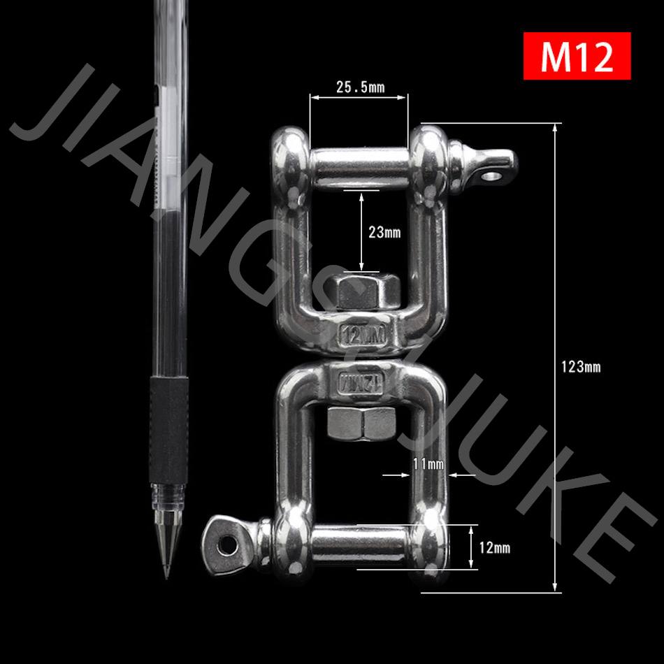 Stainless Steel Double Jaw End Swivels for Riggings