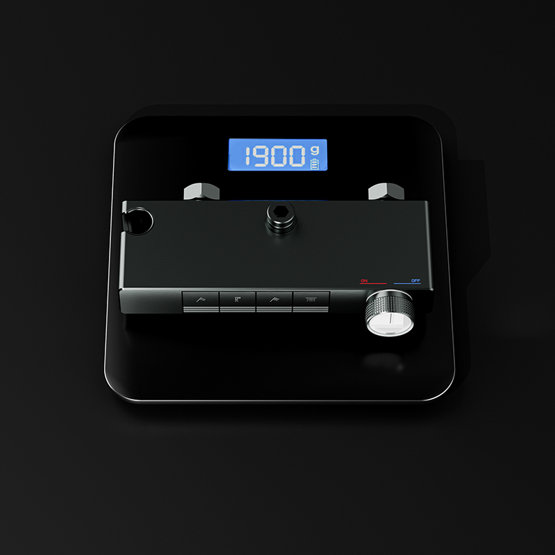 Space Aluminum Material Four Functions Popular Shower Set with High Quality