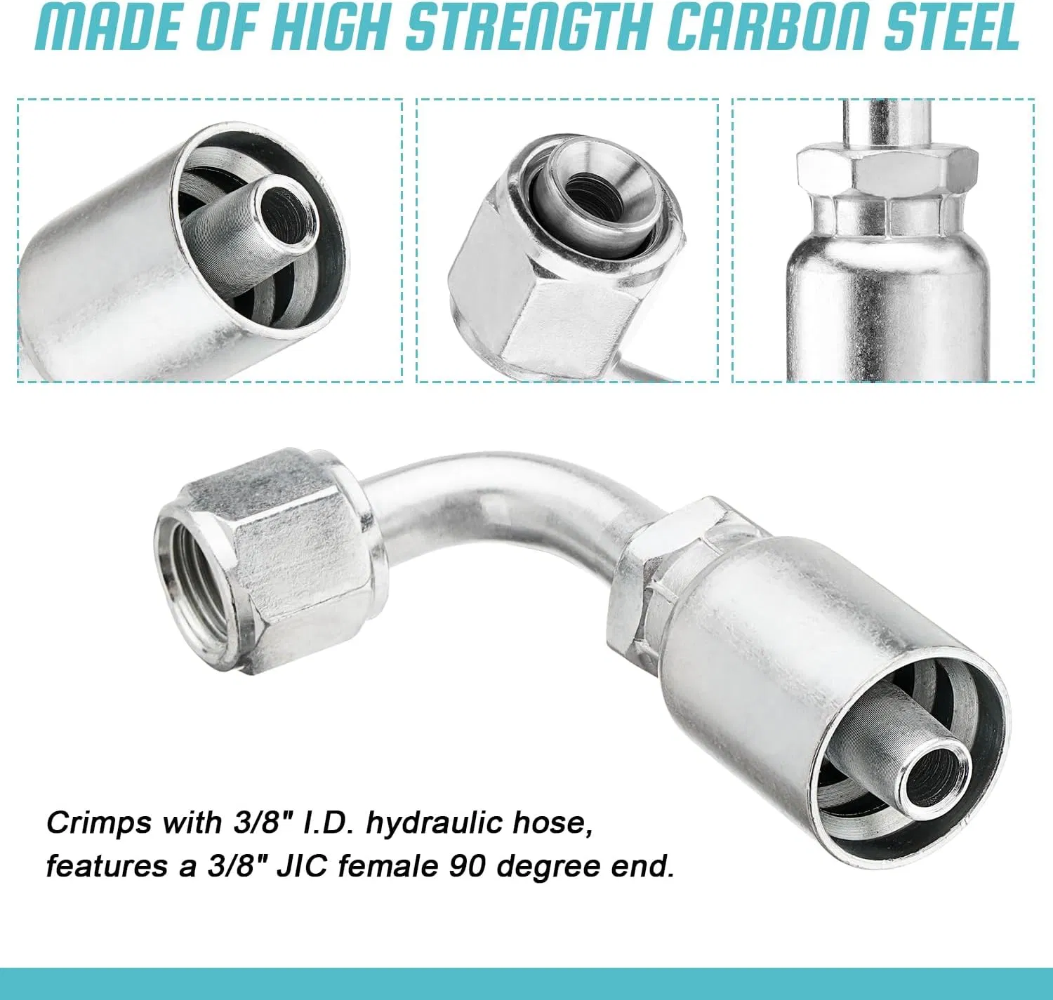 Гидравлические фитинги металлические герметичные для спецтехники