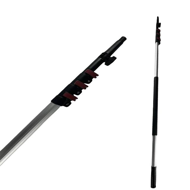 12FT 3.7m Telescopic Extension Pole with Metal Tip