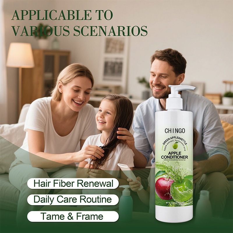 Natural Apple Repairing Hair Conditioner Deep Nourishing Restore Shine Moisturizing