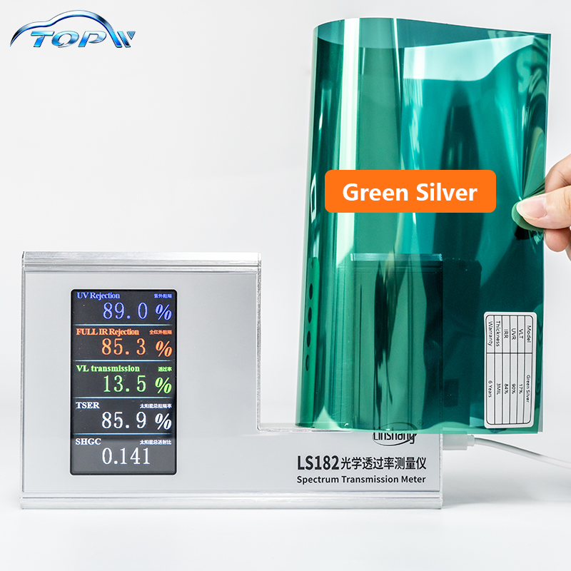 Heat Rejecting Building Film Anti-Glare Clear Vision Residential Use