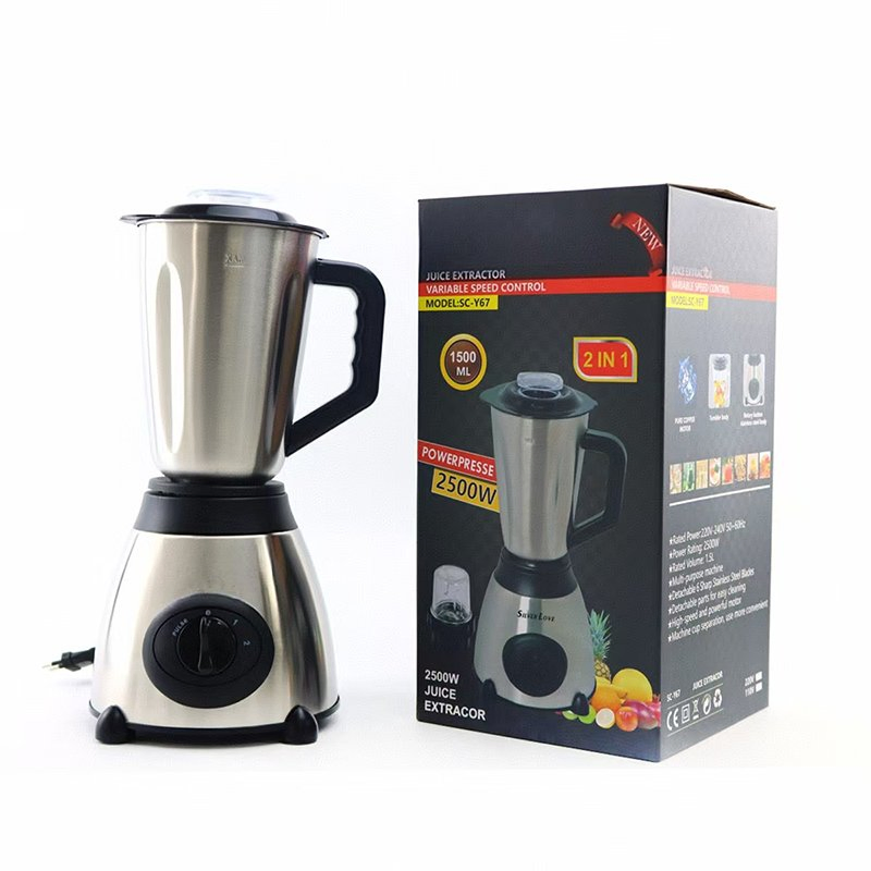Kitchen Appliance 3 in 1 Stainless Steel Cup Blender