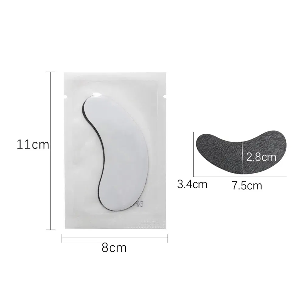 Eyelash Extension UV Glue Eye Pad UV LED Lamp Disposable Lint-Free Gel Anti UV Under Eyepads Black Eye Patches