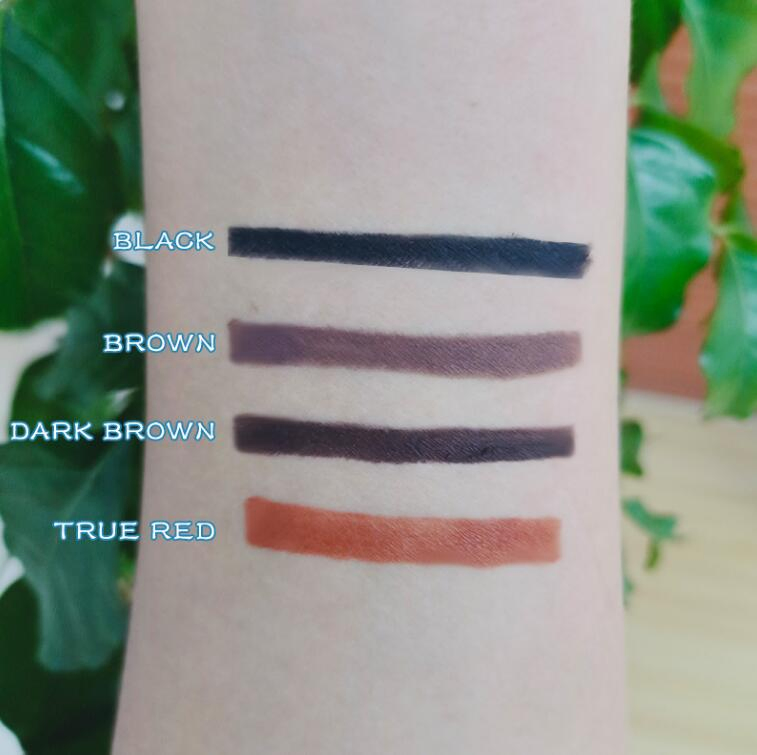 Wholesale Black Eyeliner 4 Colors Waterproof Eyeliner Vegan Eye Makeup Eyeliner