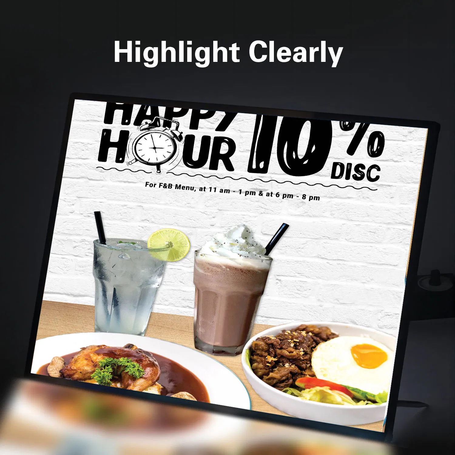 Lightbox Window Display Snap Ultra Thin Advertising Lighting LED Glass Light Box