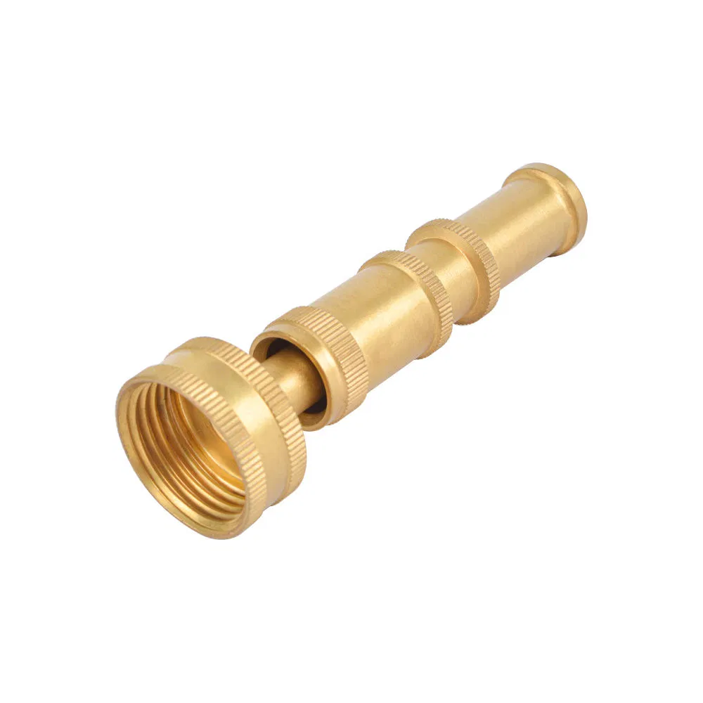 Adjustable Twist Pressure Sprayer Brass Garden Hose Nozzle
