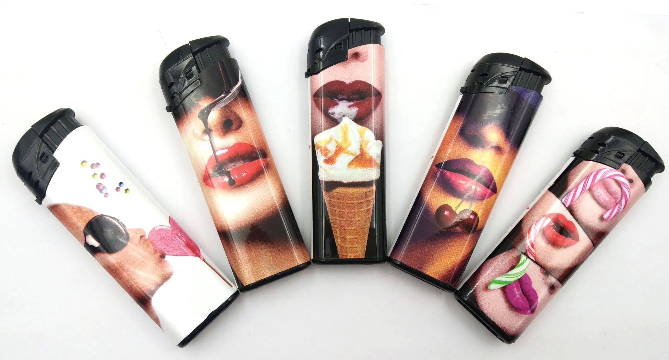 Wholesale Factory Hot Sales Disposable Refillable Gas Lighter with Logo