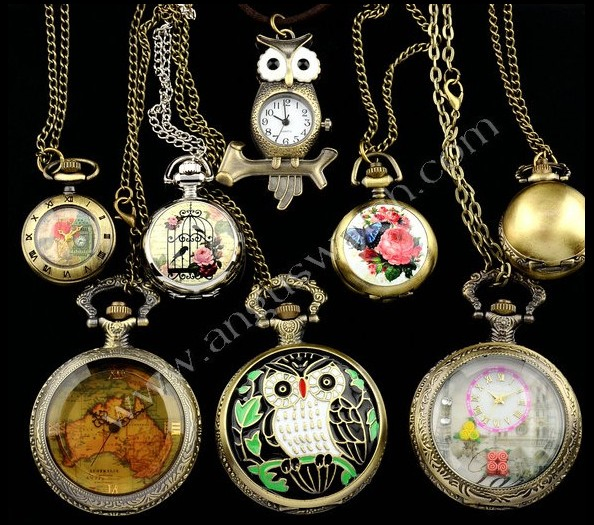 Custom Quartz Analog Pocket Watches for Girls