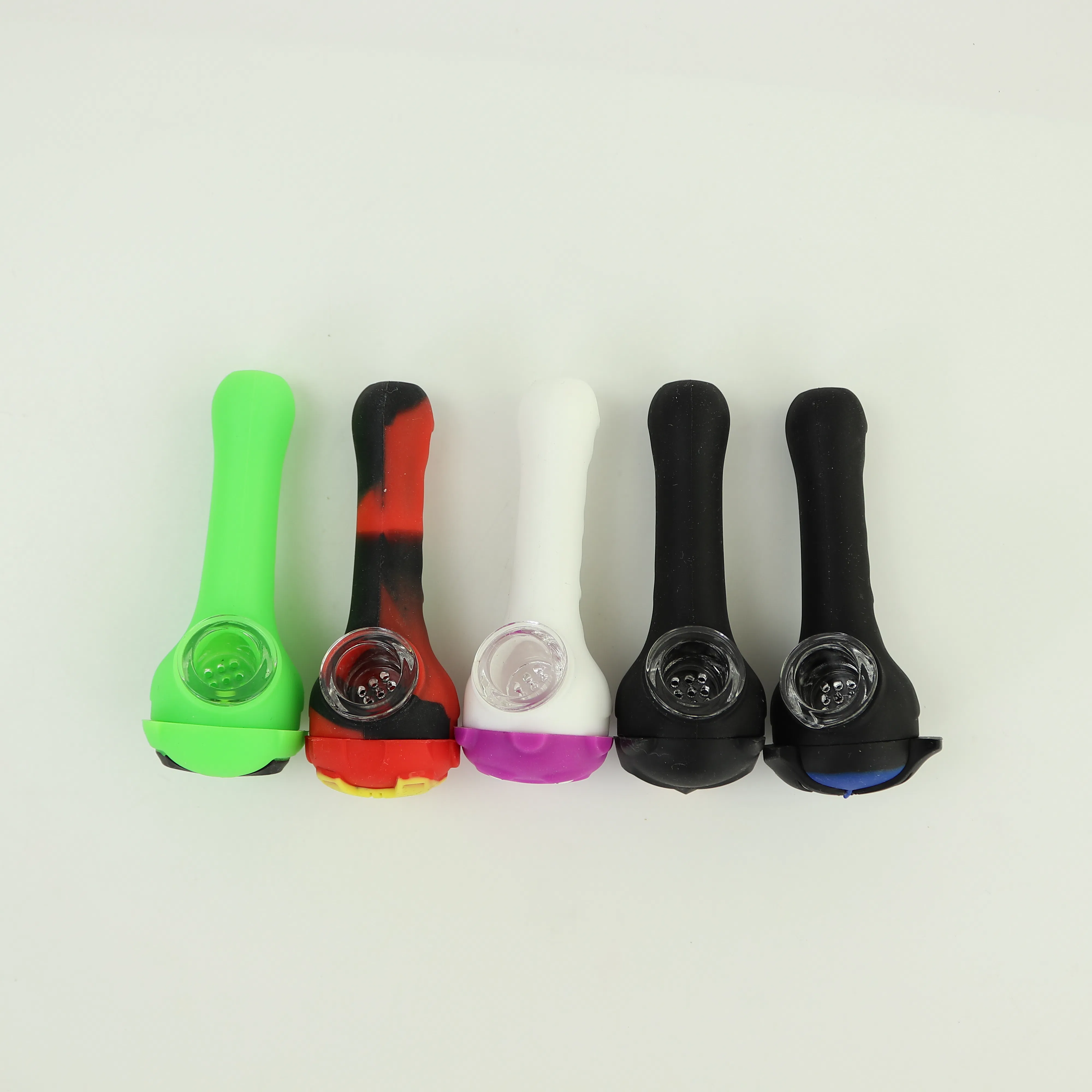 Mini Silicone Smoking Water Pipe for Flower