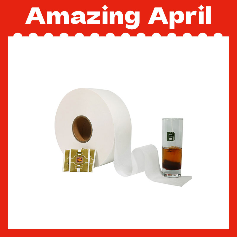 Brown Color Biodegradable Food Grade Heat Seal Filter Paper for Tea Bag