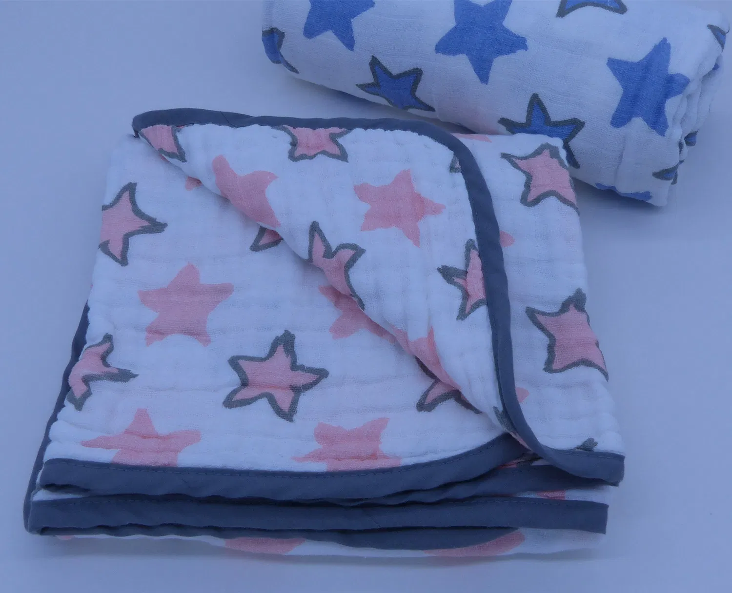 Baby Wrap 4 Layers 100% Cotton Muslin Swaddle Baby Blankets