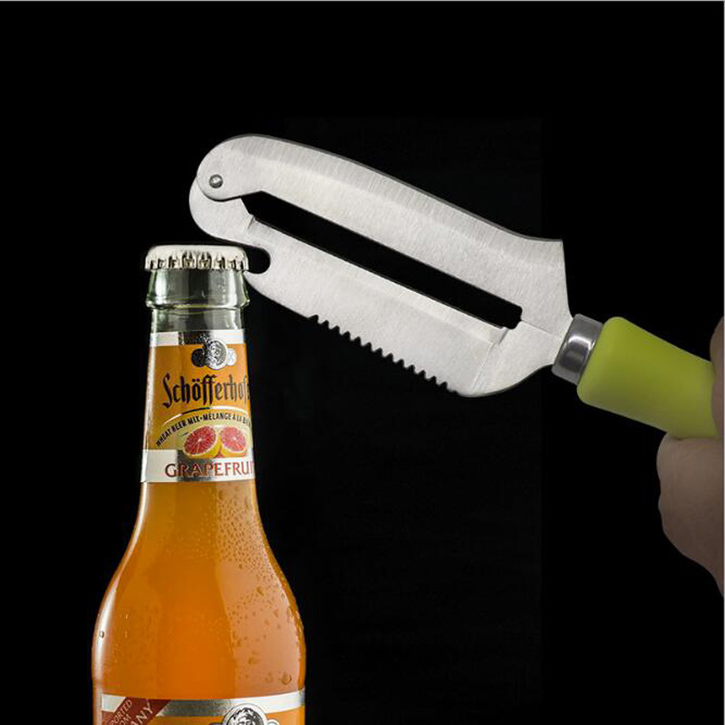 Multi-Function Peeler Stainless Steel Bottle Opener and Fish Scale Remover Esg12272