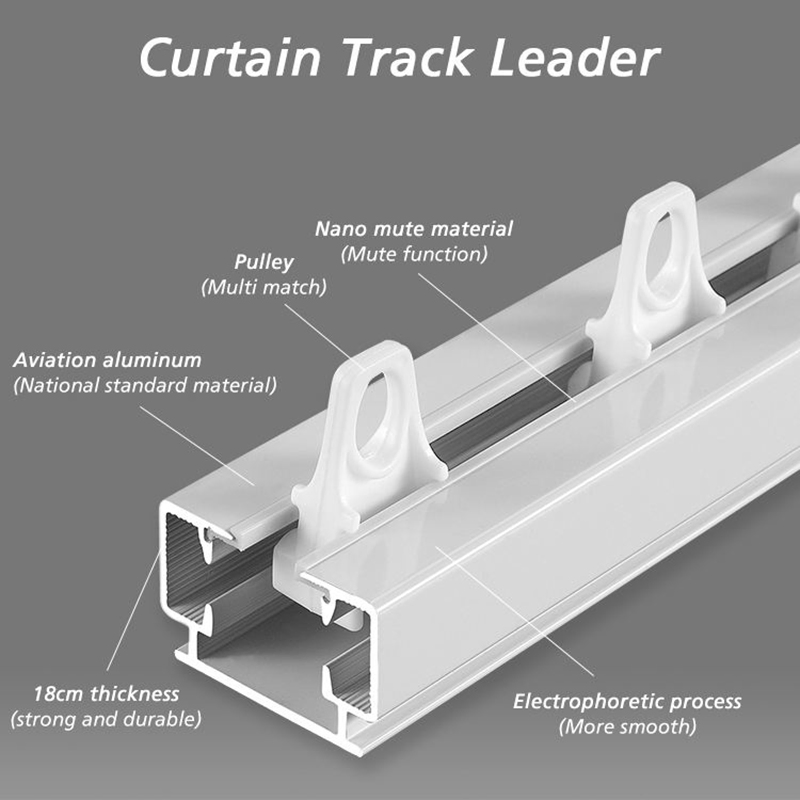 Wholesale High Quality Aluminium Profile for Vertical Blinds & Roman Blinds & Panel Track System
