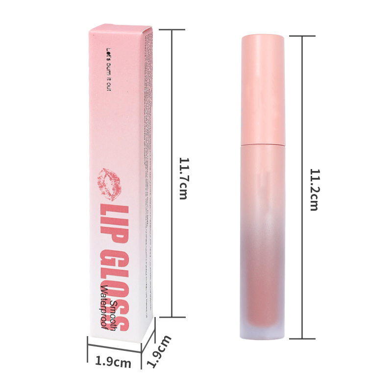 Waterproof Lipgloss for Eco-Friendly Beauty with Soft Mist Matte Texture