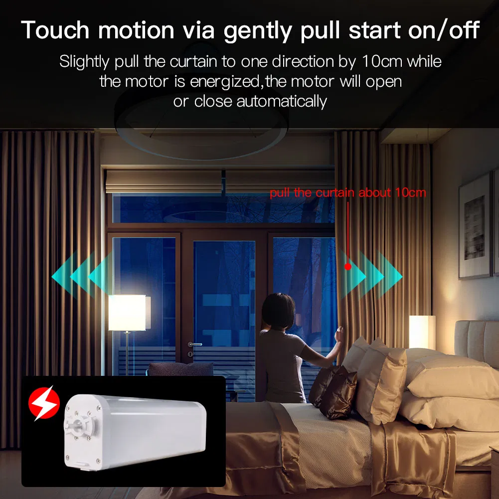 SLS Smart Curtain Track System RF Remote Control Motorized Curtain Track