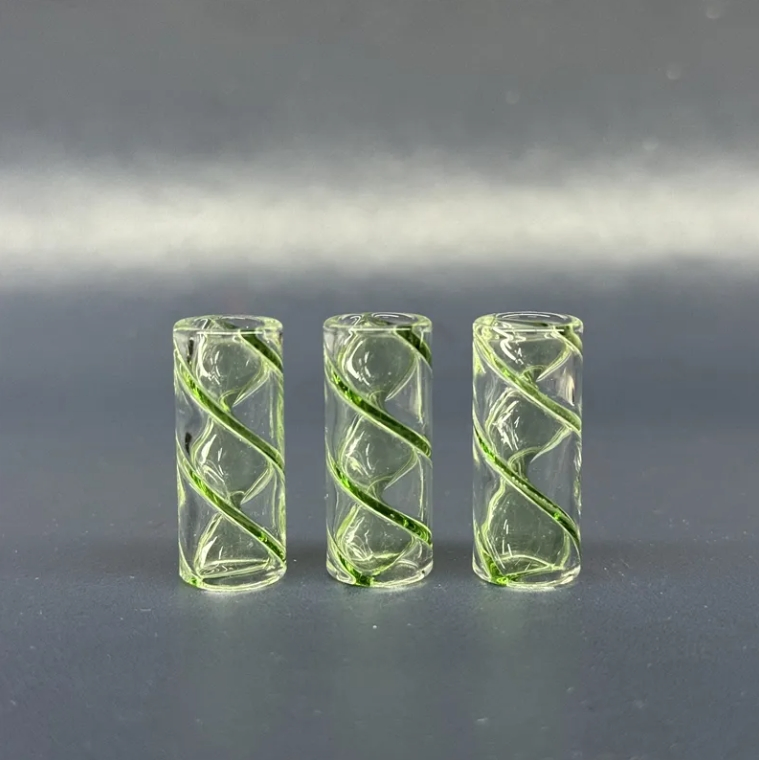 Custom Logo Multicolour 6 Holes Glass Tips